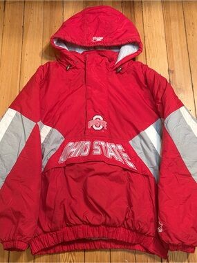 Vintage 90s Ohio State Buckeyes Starter Parka Jacket